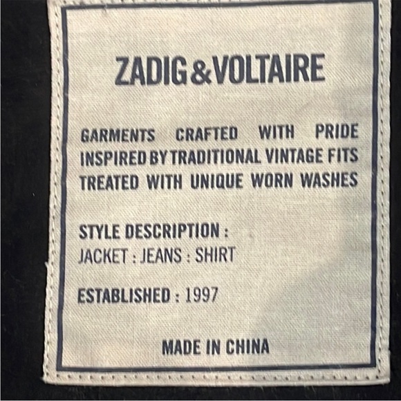 Zadig & Voltaire Kavy Spi Military Jacket - Picture 5 of 5